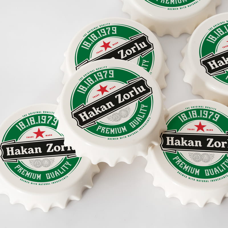 Kişiye Özel Logo Tasarımlı Kapak Magnet Açacak