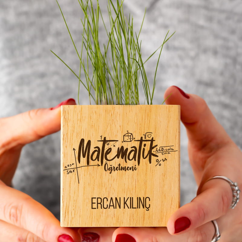 Matematik Öğretmenlerine Hediye Tohumlu Naturacube