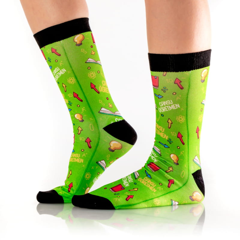 Öğretmene Hediye Kişiye Özel Çorap