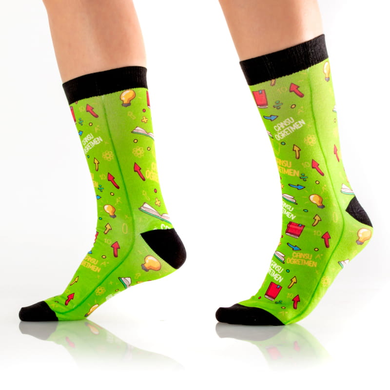 Öğretmene Hediye Kişiye Özel Çorap