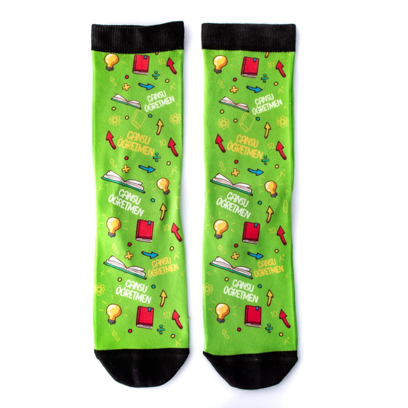 Öğretmene Hediye Kişiye Özel Çorap