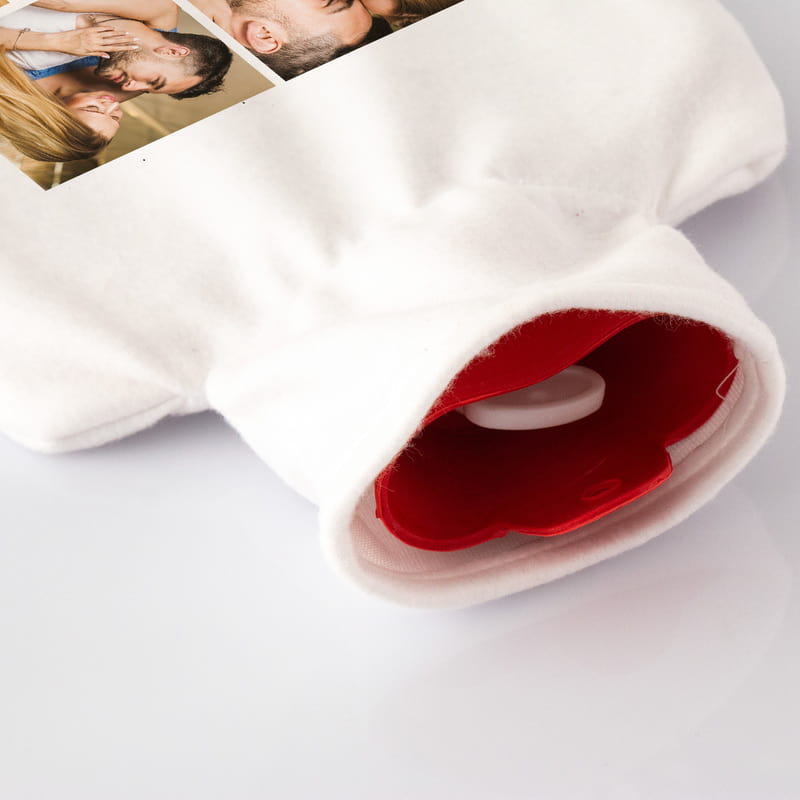 Sevgiliye Hediye Fotoğraf Baskılı Mesajlı Sıcak Su Torbası