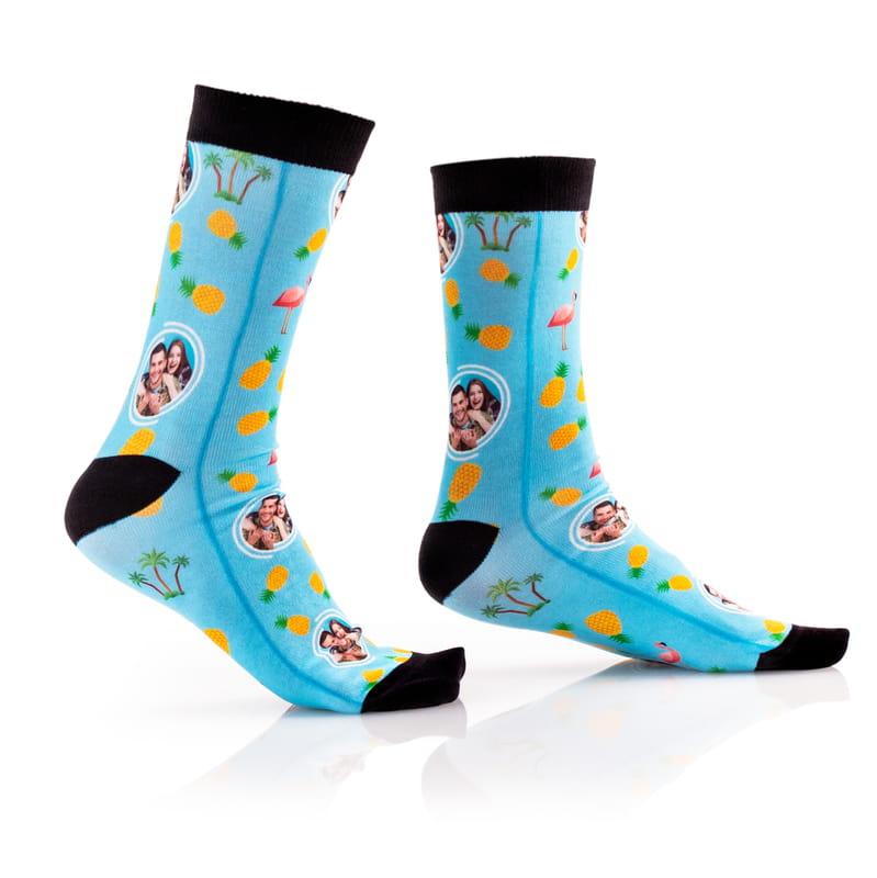 Sevgiliye Hediye Fotoğraf Baskılı Renkli Çorap