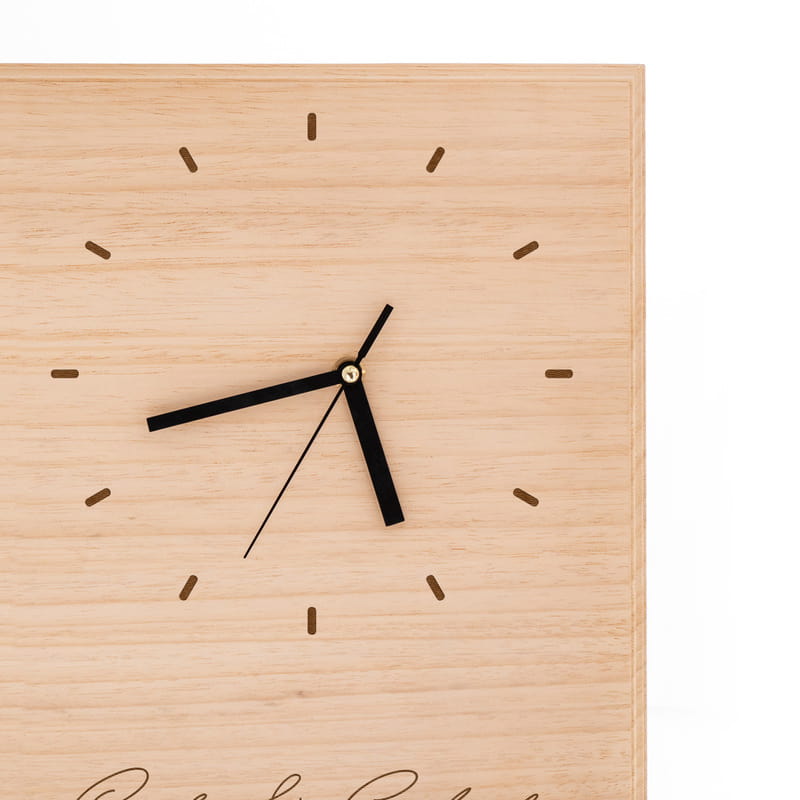 Sevgiliye Hediye Saati Büyük Boy Ahşap Foto