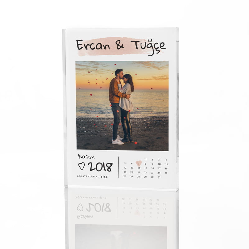 Sevgiliye Yıldönümü Hediyesi Akrilik Çerçeve