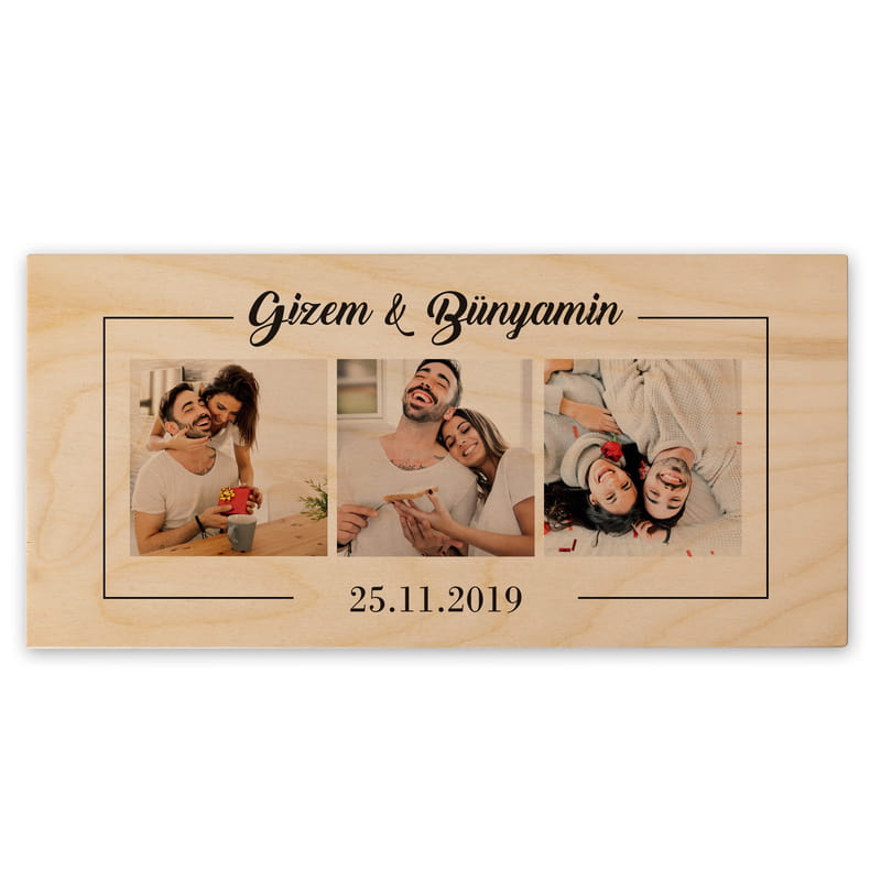 Unutulmaz Anılar İçin Ahşap Fotoğraf Kutusu