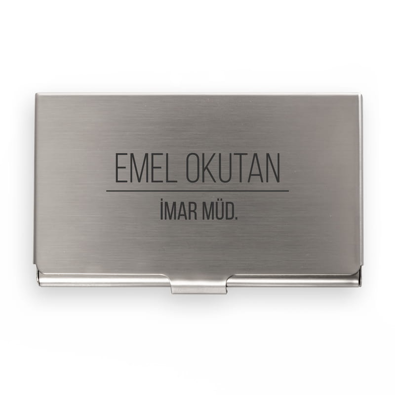 Yeni İş Hediyesi Metal Katvizitlik