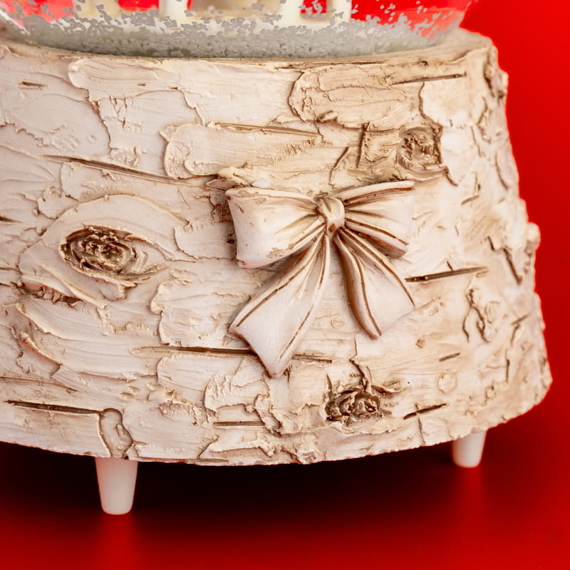 Yeni Yıl Hediyesi Ren Geyiği Tasarımlı Müzikli Kar Küresi