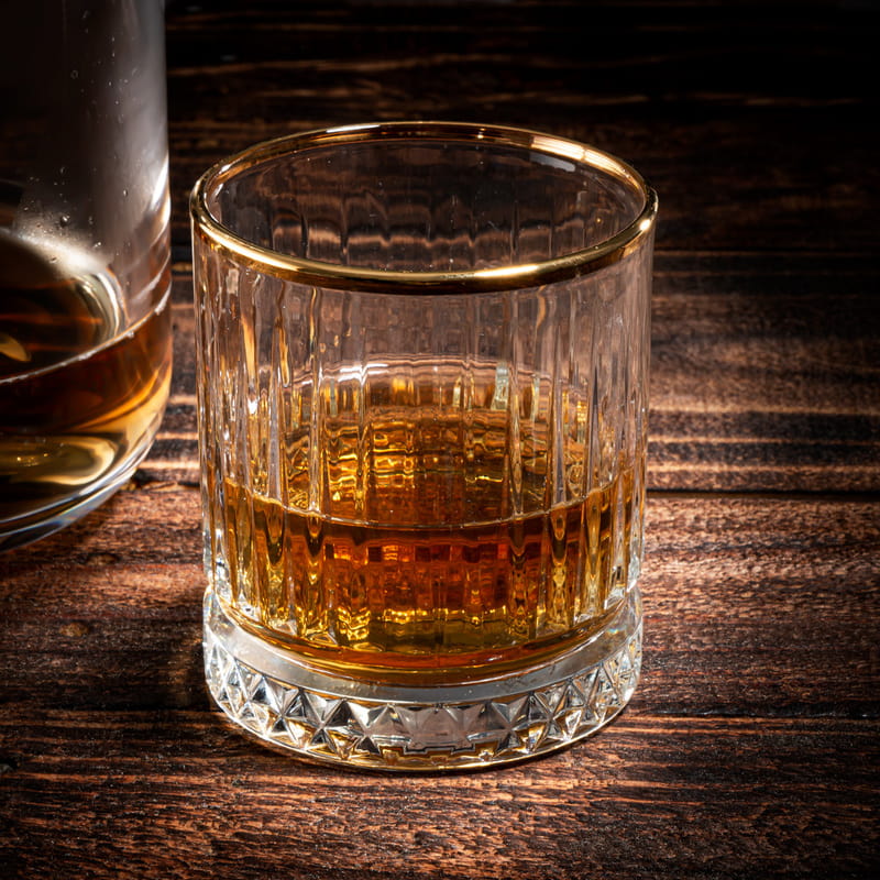 Ahşap Kutulu Glasgow Viski Kadeh Seti