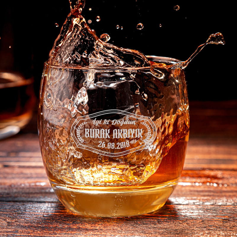 Arkadaşa Doğum Günü Hediyesi 2'li Viski Bardak Seti