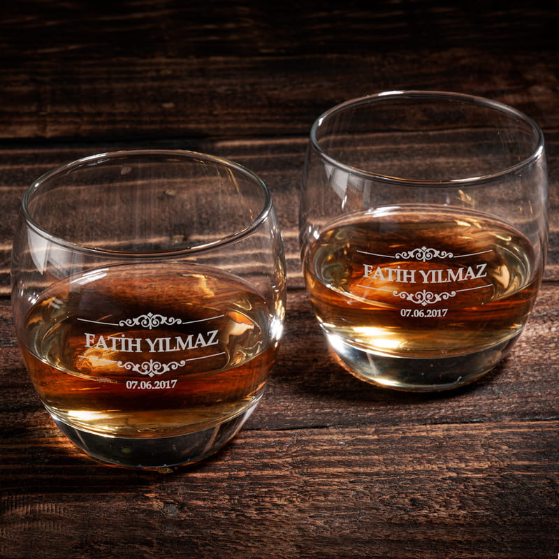 Doğum Gününe Özel 2'li Viski Bardak Seti