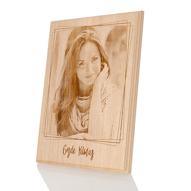 En İyi Arkadaşa Hediye Fotoğraf Baskılı Ahşapfoto