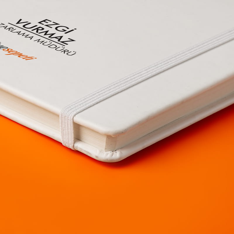 Kurumsal Hediyelik İsim ve Unvan Yazılı Baskılı Defter