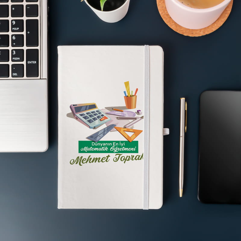 Matematik Hocalarına Öğretmenler Günü Hediyesi Baskılı Defter