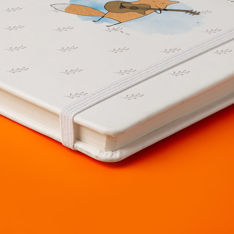 Sen Kalbimde Çalan Müziksin Mottolu Minimal Tasarımlı Not Defteri