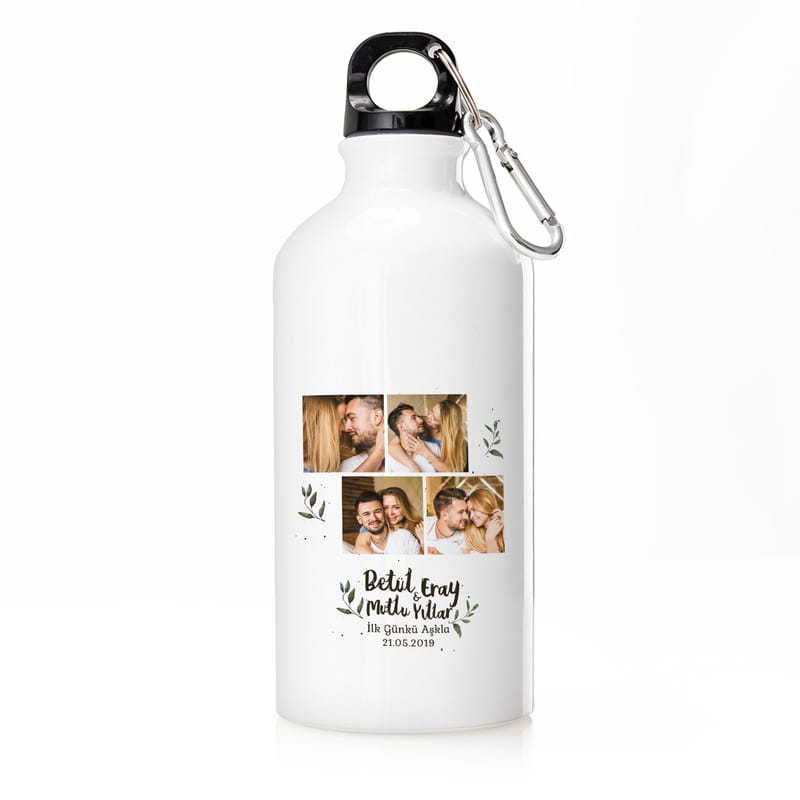 Sevgiliye Hediye Fotoğraf Baskılı Mesajlı Matara Hediye