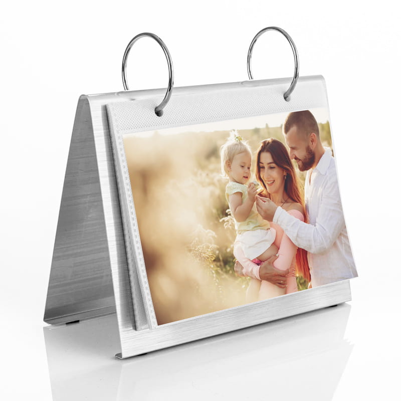 Aileye Hediye Metal Masaüstü Fotoğraf Albümü