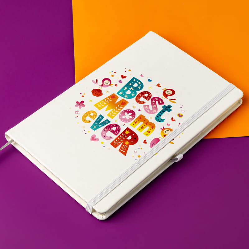 Anneye Hediye Best Mom Ever Mottolu Not Defteri