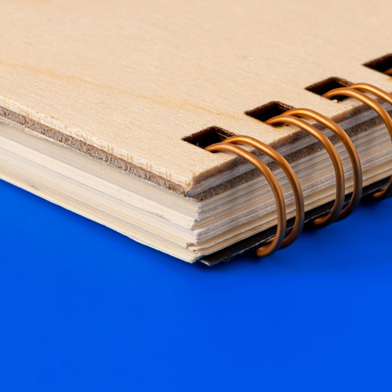 Babalar Günü Hediyesi Ahşap Kapaklı Defter