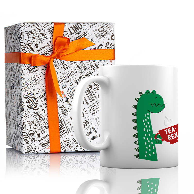 Çay Canavarı Arkadaşa Esprili Hediyelik Porselen Kupa