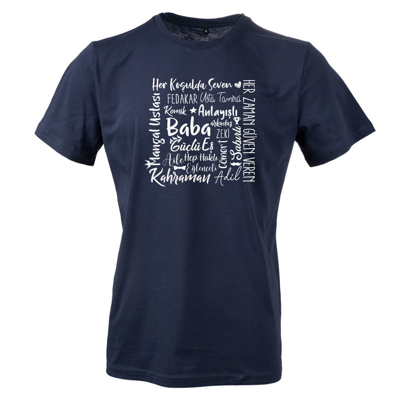 En Kral Babaya Hediye Tişört - %100 Pamuklu Kumaş
