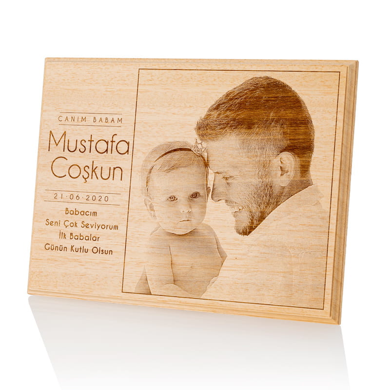 En Süper Babaya Babalar Günü Hediye Fotoğraflı Ahşapfoto