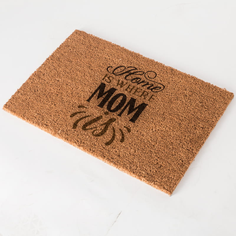 Ev Anne Neredeyse Orasıdır Mottolu Kapı Önü ve Ev İçi Paspas