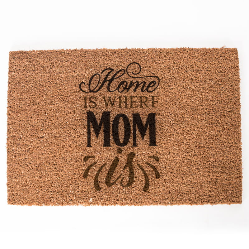 Ev Anne Neredeyse Orasıdır Mottolu Kapı Önü ve Ev İçi Paspas