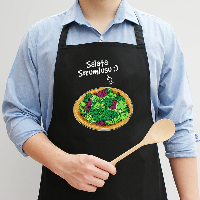 Evli Çiftlere Hediye Esprili Mutfak Önlüğü