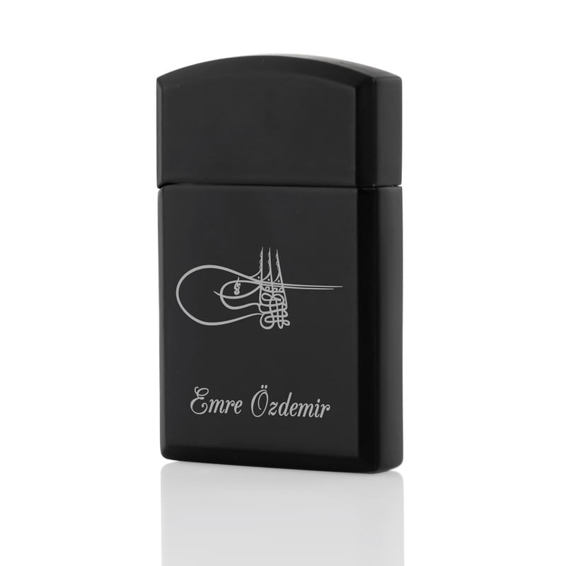 Fatih Sultan Mehmet Tuğra Baskılı İsim Yazılı Hediye Çakmak