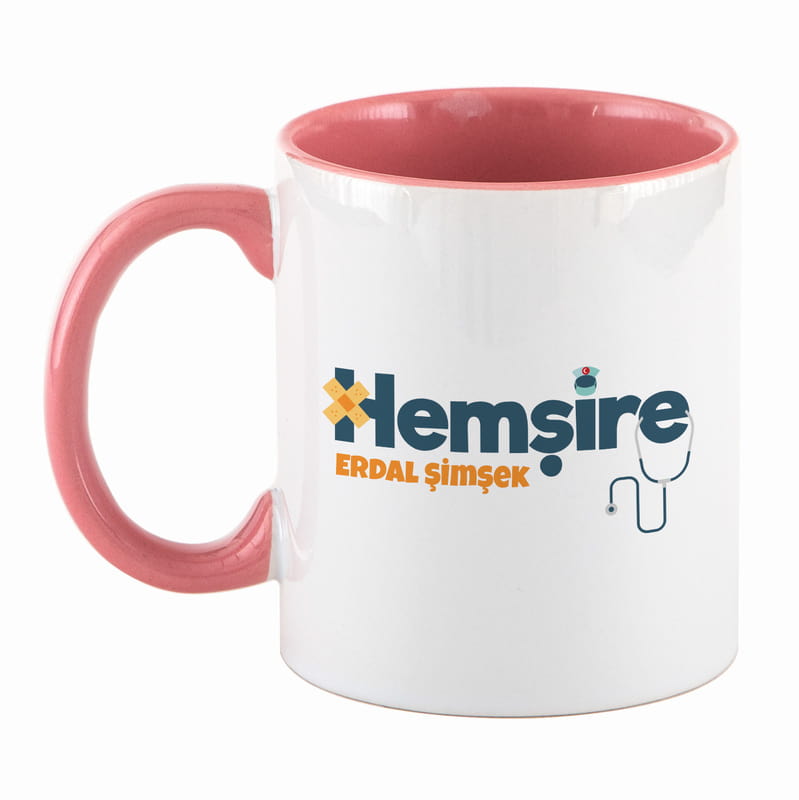 Hemşirelere Kişiye Özel Tasarımlı Kahve Kupası
