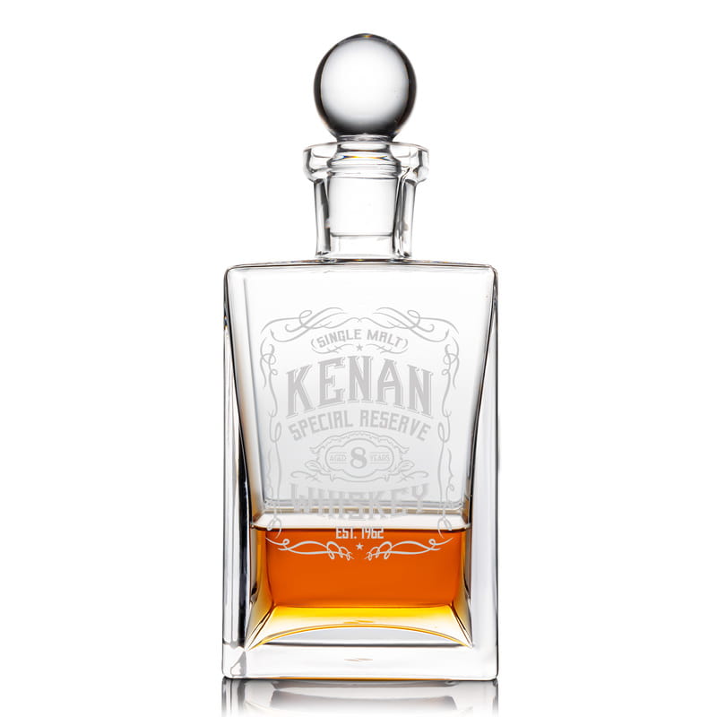 İsme Özel Retro Tasarımlı Premium Kutulu Orkney Viski Seti