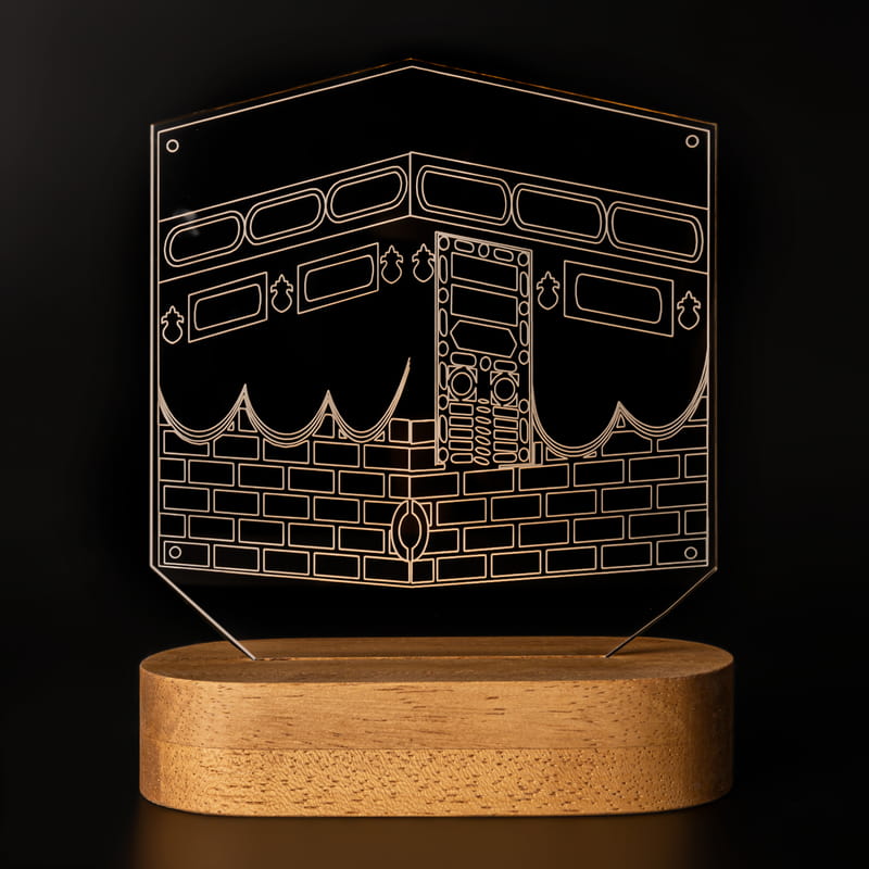 Kabe Tasarımlı Üç Boyutlu Led Lamba