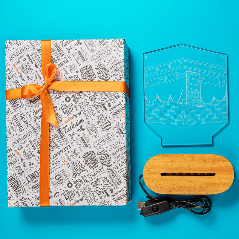 Kabe Tasarımlı Üç Boyutlu Led Lamba