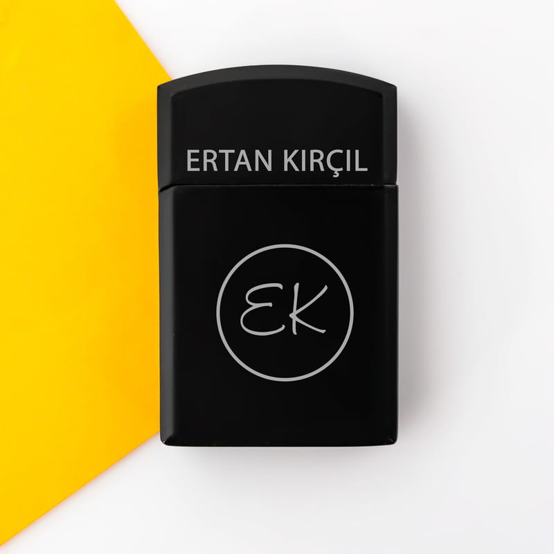 Kişiye Özel Logo Baskılı Siyah Çakmak