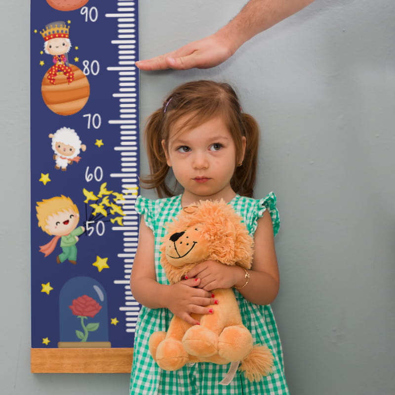 Küçük Prens Tasarımlı İsme Özel Çocuk Odası Duvar Cetveli