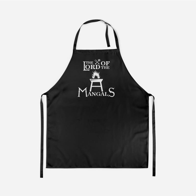 Mangalların Efendisine Esprili Mutfak Önlüğü