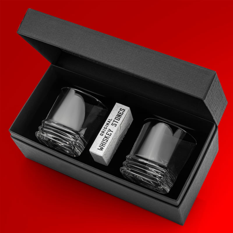 Premium Kutulu Texas 2li Viski Kadeh Seti