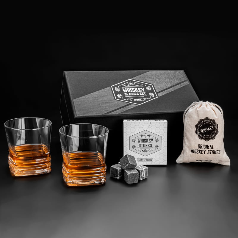 Premium Kutulu Texas 2li Viski Kadeh Seti