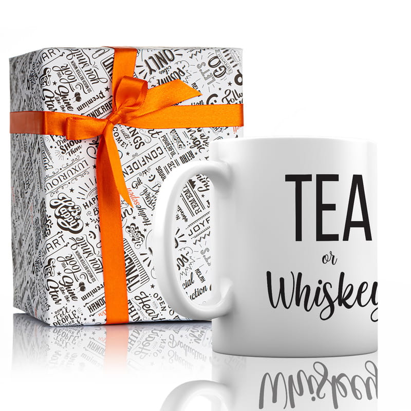 Tea Or Whiskey Porselen Kupa Bardak