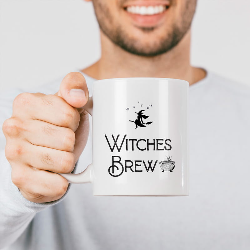 Witches Brew Cadı Kazanı Porselen Kupa Bardak