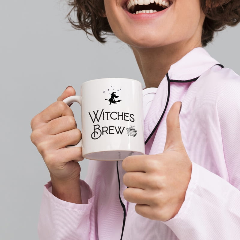 Witches Brew Cadı Kazanı Porselen Kupa Bardak