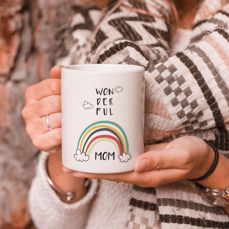 Wonderful Mom Anneye Hediye Porselen Kupa