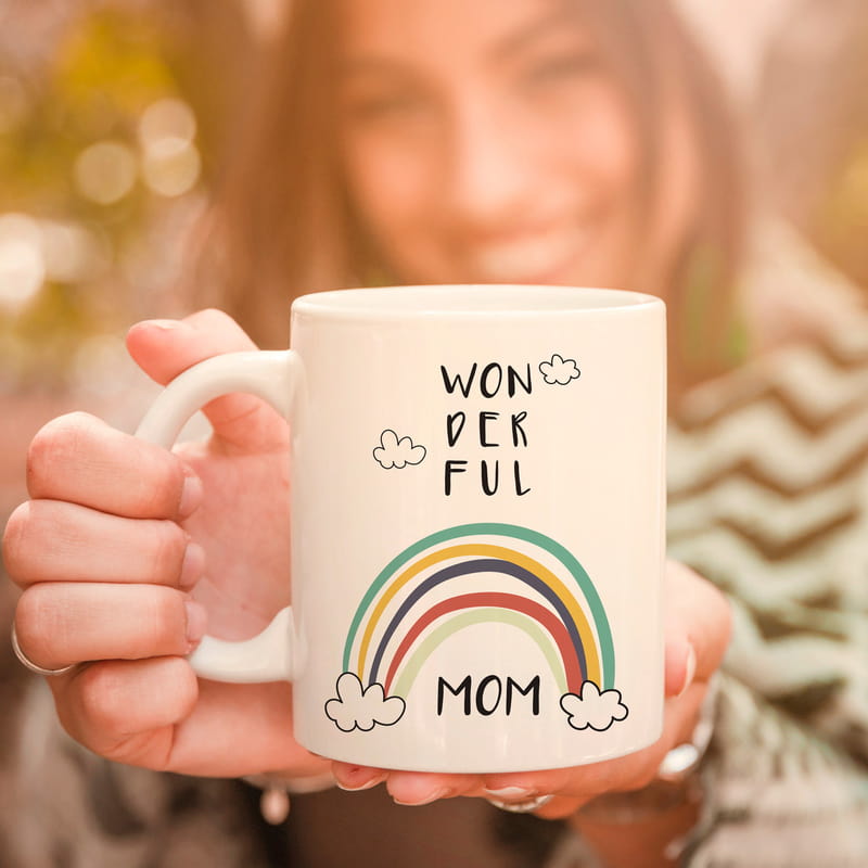 Wonderful Mom Anneye Hediye Porselen Kupa