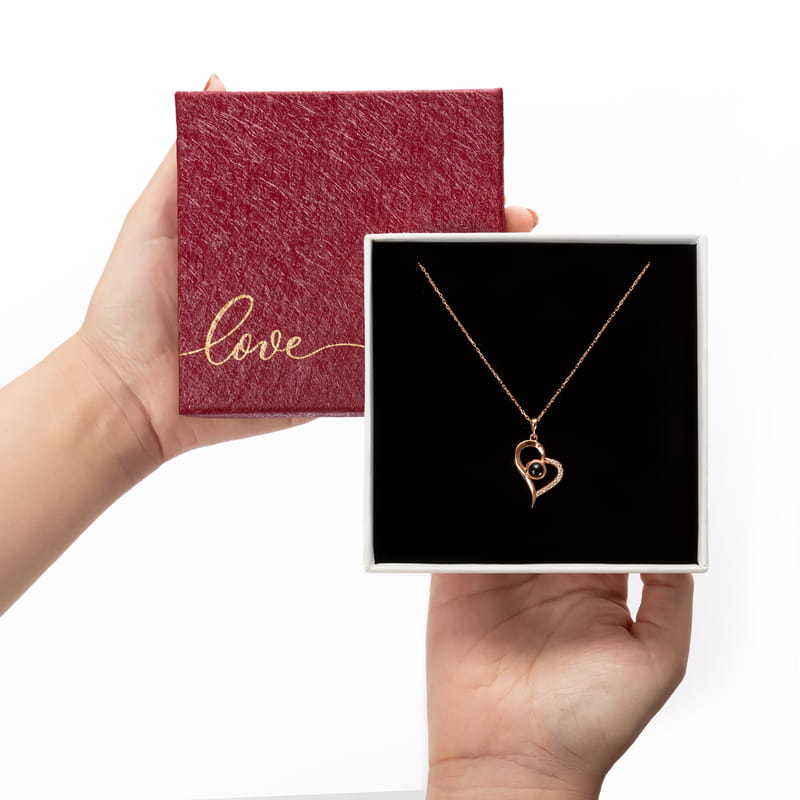 100 Dilde Seni Seviyorum Kolyesi - 925 Ayar Gümüş