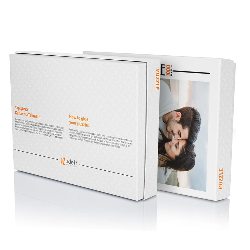 1000 Parça 3'lü Fotoğraf Kolajlı Puzzle Kutulu