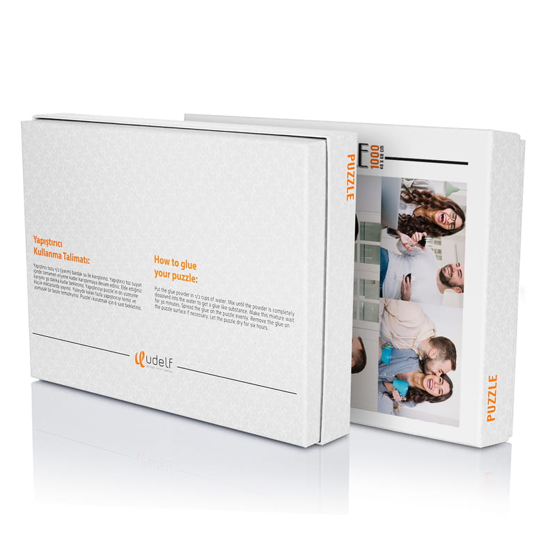 1000 Parça 5'li Fotoğraf Kolajlı Puzzle Kutulu