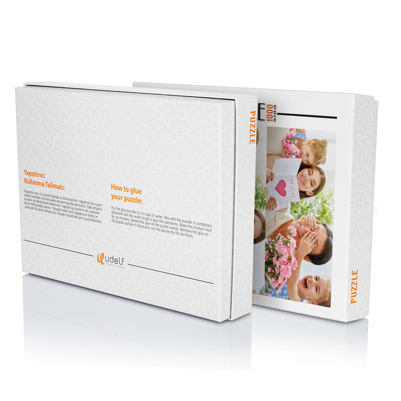1000 Parça 6'lı Fotoğraf Kolajlı Puzzle Kutulu