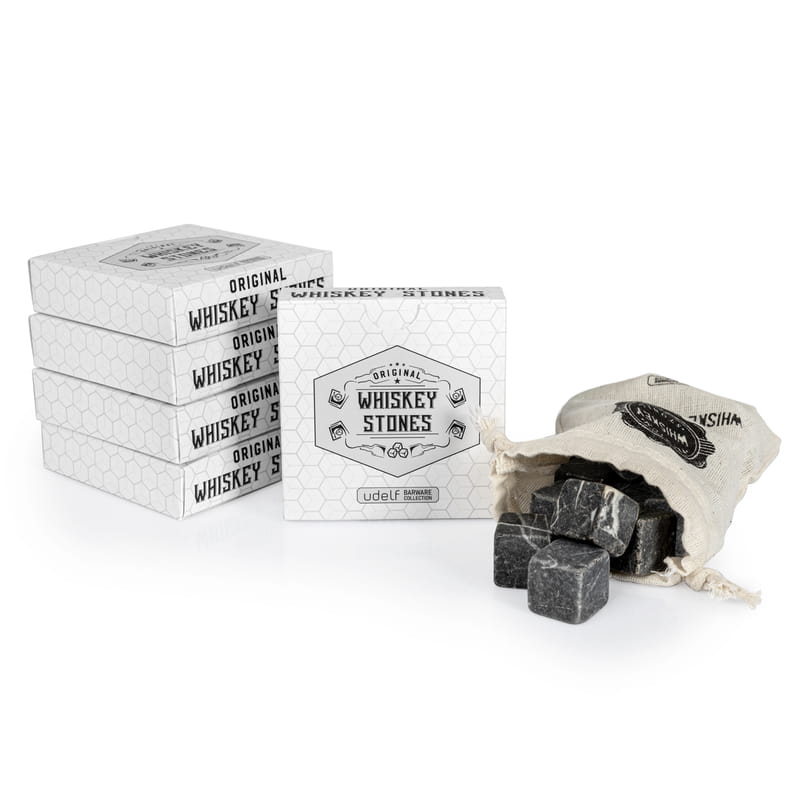 5 adet 12'li Premium Doğal Mermer Viski Taşı