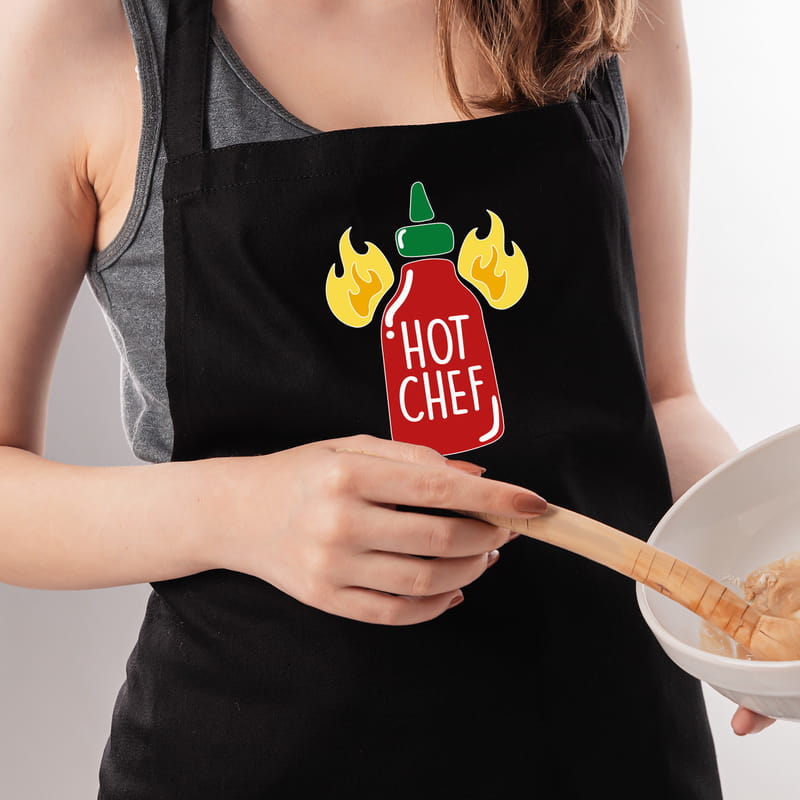 Acı Sever Şeflere Hediye Mutfak Önlüğü
